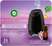 Brume Essentielle Air Wick | Diffuseur automatique de parfum | Désodorisant d'air | Fleurs de Lavande et d'amandier apaisantes | Kit de démarrage