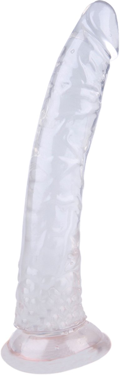 Dildo Fantasy Pleasure - being fetish® - Dildo met zuignap - 21 cm lang - wit