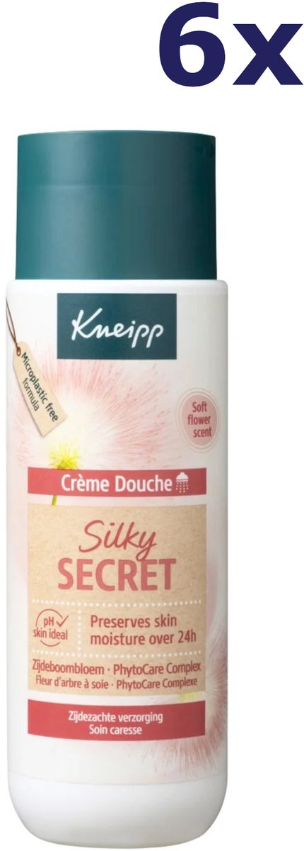 Bol.com 6x Kneipp Douche 200 ml Silky Secret aanbieding