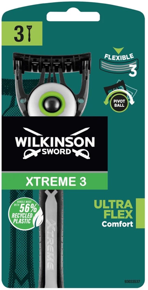 Wilkinson Men Scheermes Xtreme 3 Ultra Flex 3 stuks