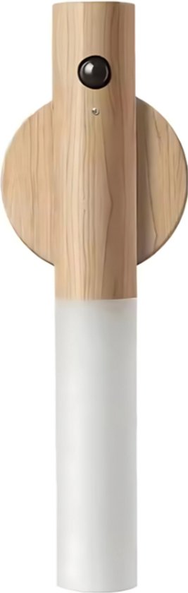 S4D® - Slimme LED Lamp - Kastverlichting - Bewegingssensor Lamp - Kastverlichting Met Bewegingssensor - Dimbaar en Draadloos - Warm, Natuurlijk en Wit Licht - Multifunctioneel - Licht Houtkleur