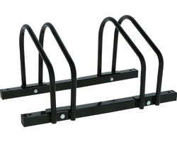 Ceruzo Fietsenrek voor 2 Fietsen – 67.5x33x26 cm – Voor E-bike - MTB – Muur- en Vloermontage – Zwart