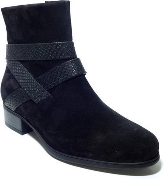 | Durea 9637 975 H Zwart Suède Durea Lange Laars 9644 975 Wijdte H Zwart Suede Van Driel