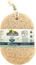 Elicious® - Loofah - Afwas Pad - Enkele Variant - Set van 5 - 100% Natuurlijk - Plantaardig - Biologisch Afbreekbaar - Afwasspons - Keukenspons - Natuurspons - Schuurspons - Plasticvrij - Duurzaam - Dierproefvrij - Vegan - Herbruikbaar