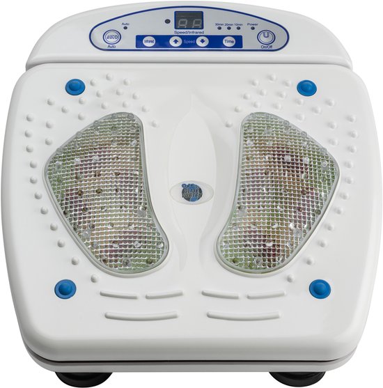 AANBIEDING Blije VoetenVoetmassage Apparaat NR1.- met beencrème- Verbetert de bloedcirculatie - Voetmassage - Infrarood - Stimuleert de bloedsomloop - Onrustige benen - Koude voeten - Neuropathie - Rugklachten - Koude handen - Krampen - Restless Legs