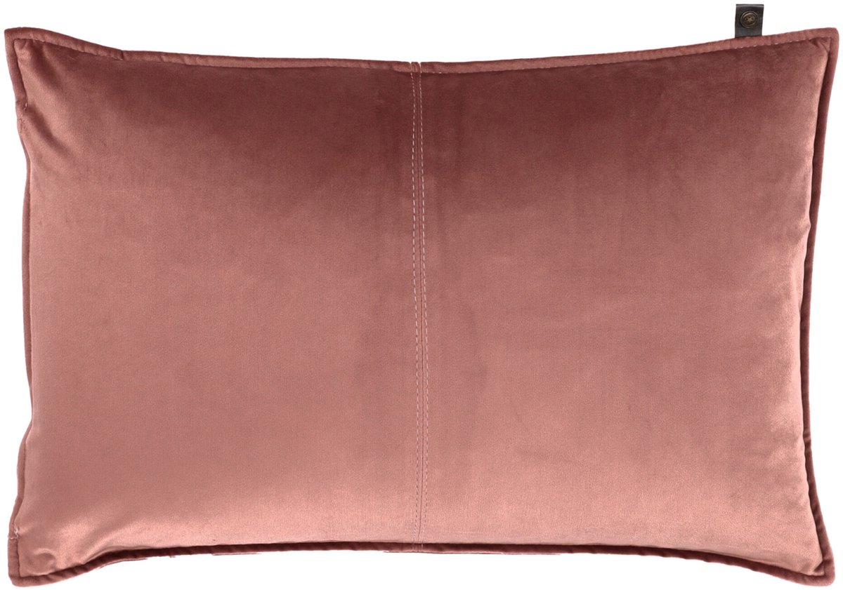 Overseas Middlestitch Kussen – 40 x 60 cm - Velours – Blush