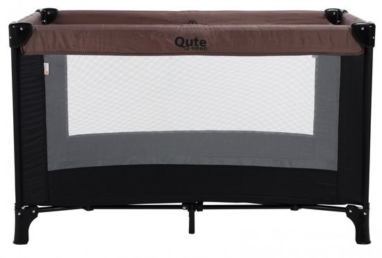 Qute Campingbed Q-sleep Bruin/Zwart