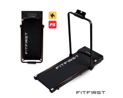 FitFirst® Jogger Pro 1-8 km/h - Makkelijk Inklapbaar En Verrijdbare Loopband - Ingebouwde Speakers - Trainings Apps - Bedieningspaneel en Afstandsbediening - Display met Trainingsinformatie - Telefoonhouder - Bluetooth - Hometrainer Fitness