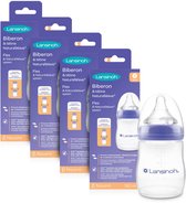 Lansinoh PP NaturalWave Fles - 4 x 160 ml
