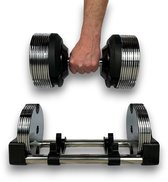 Bol.com KRAKEN Verstelbare Dumbbell 32 KG Compact | Halterset Verstelbaar in Gewicht | Adjustable Fitness Dumbbell Compact | Kra... aanbieding