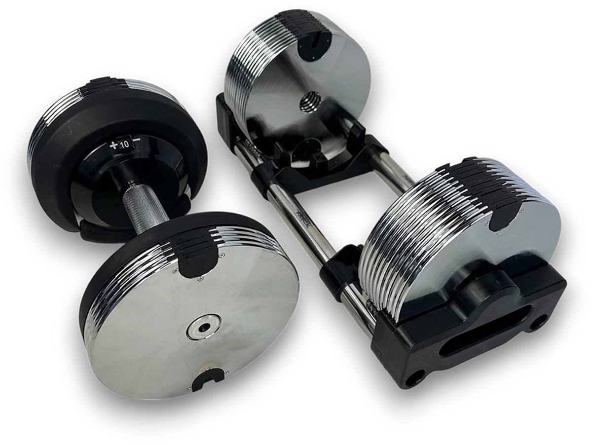 KRAKEN Verstelbare Dumbbell 32 KG Compact | Halterset Verstelbaar in Gewicht | Adjustable Fitness Dumbbell Compact | Krachttraining Trainingshalter 20KG | Tactical Dumbbell | Maximum Efficiency | ideaal voor Thuis- en Gym Training – foto 5