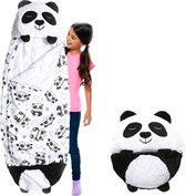 Gigoteuse enfant Panda jusqu'à 12 ans - Avec oreiller intégré et espace Extra pour les jambes - Lavable en machine - Convient jusqu'à 150 cm de longueur de corps - Taille L