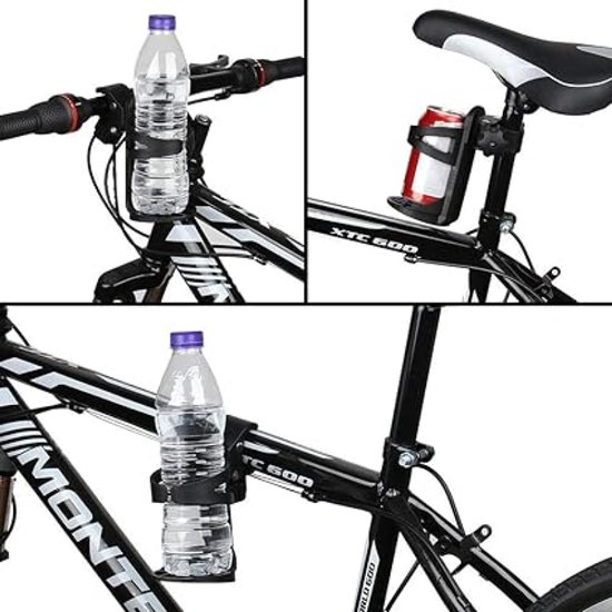 Bekerhouder kinderwagen- bekerhouder auto - bekerhouders - bekerhouder fiets- bekerdispenser- Bekerhouder - Bidonhouder fiets-Kinderwagen -Verstelbaar- Fleshouder-Fiets - Universele kinderwagen bekerhouder- Zwart — afbeelding 5