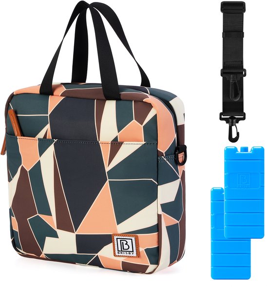 Brisby 7L Koeltas Lunchtas Absttract Colours + 2 Brisby Thermosbekers Abstract Colours– Complete Lunch-set voor Onderweg! van Brisby — afbeelding 2