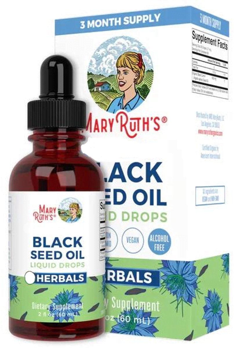 MaryRuth's - Black Seed Oil Drops - 60ml