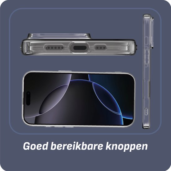 Coque Cazy Soft GRS adaptée à iPhone 16 Pro - Transparente