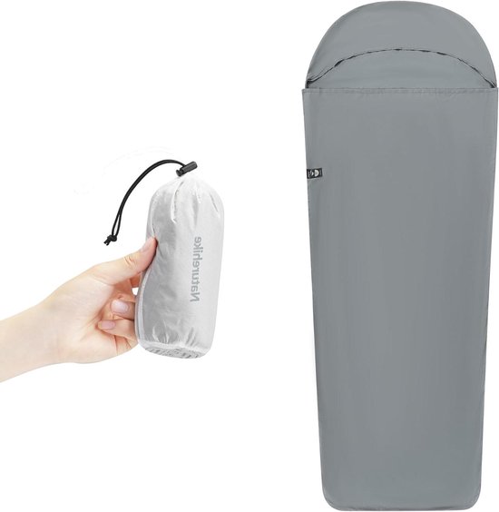 thumbnail: ALASKA BEAR Natuurlijke Zijde Slaapzak Liner Cocoon Travel Sheet Met Kussensloop