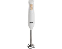 Bestron Staafmixer 600W - ASM600NH - 2 Snelheden met turbo - Vaatwasser bestendig - Wit/Hout - 5 jaar garantie van Merkloos — afbeelding 2