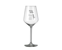 Cadeau - Moederdag - Moederdag cadeau - Wijnglas - Gravering op glas - Wijnglas met gravering - uniek cadeau - Glas cadeau - Blijvende herinnering op glas - verras je moeder