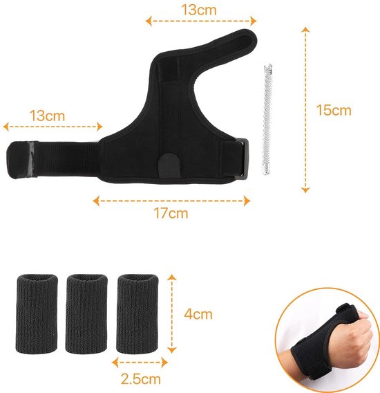 Seektop Traditionele boogschiethandschoenen, 3 vingerbescherming