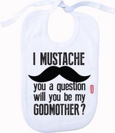 Bnutz Slabbetje - Katoen - Meter moustache
