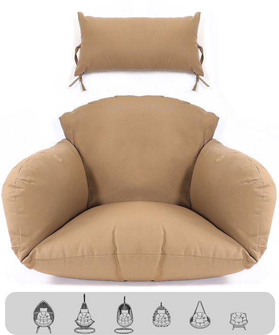 Outdoor Tuinstoel Kussen Wasbare Hangmat Pads Vervanging voor Indoor en Outdoor Swing Stoel