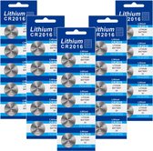 Maxenza CR2016 - 3V Lithium Knoopcel - 25 Batterijen