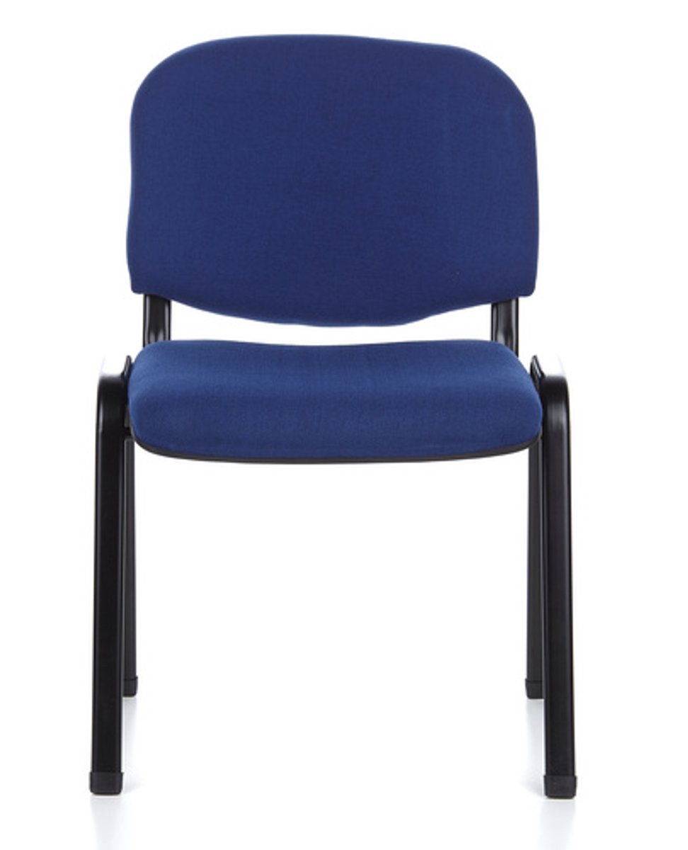 hjh office Vergaderstoel XT 600 4 Pack blauw/ zwart hjh OFFICE