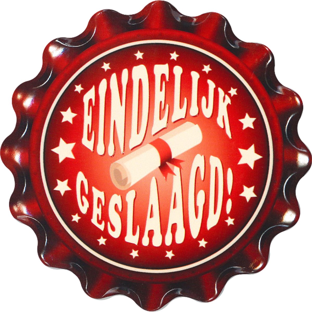 Cap coaster - Eindelijk geslaagd