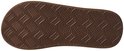 Bruine buitenzool met een geometrisch grippatroon en herhaald REEF-logo.