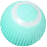 Zelfrollende Speelbal voor Kat of Hond – Interactief – USB – Blauw