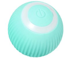 Zelfrollende Speelbal voor Kat of Hond – Interactief – USB – Blauw