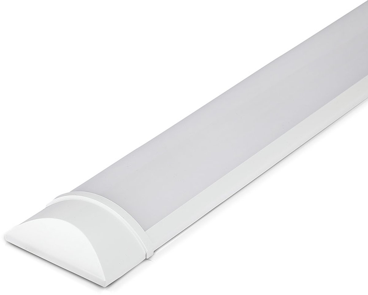 V-Tac LED armatuur smalle kap 40W 120cm 3000k warm wit - 9364320