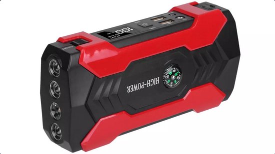 Jump starter 28000mAh 800A Peak 12V Car Jump Starter w/ LED Screen & 4 LED Light Modes