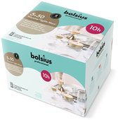 Bol.com Bolsius - VOORDEELVERPAKKING - Maxi Waxine Lichten - 10 uur - 250 stuks aanbieding