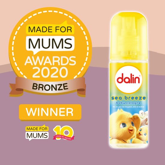 Dalin Baby Cologne 150ml Frisse en Zachte Geur voor de Gevoelige Babyhuid - Zachte zeebries van Merkloos — afbeelding 2