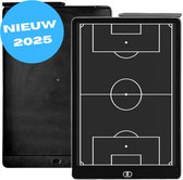 Tableau de tactiques de football LCD - AIMANTS ET STYLO INCLUS - tableau d'entraînement - tableau tactique - entraîneur - tableau tactique de football - tableau d'entraînement de football - football - noir