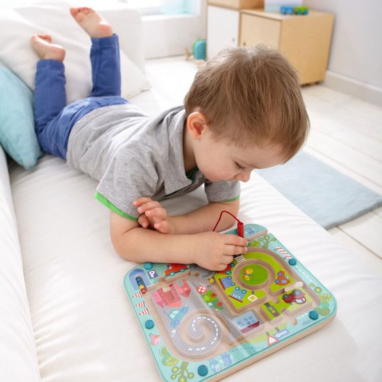 Haba Magneetspel Peuterspeelgoed Stadslabyrint