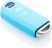 Mazda Key Cover - Bleu clair / Housse de clé en silicone / Housse de protection pour clé de voiture