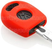 Volkswagen SleutelCover - Rood / Silicone sleutelhoesje / beschermhoesje autosleutel