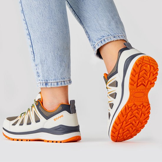 Exani NEXUS - Dames Schoenen - Stijlvolle Witte Sneakers voor Comfort ...