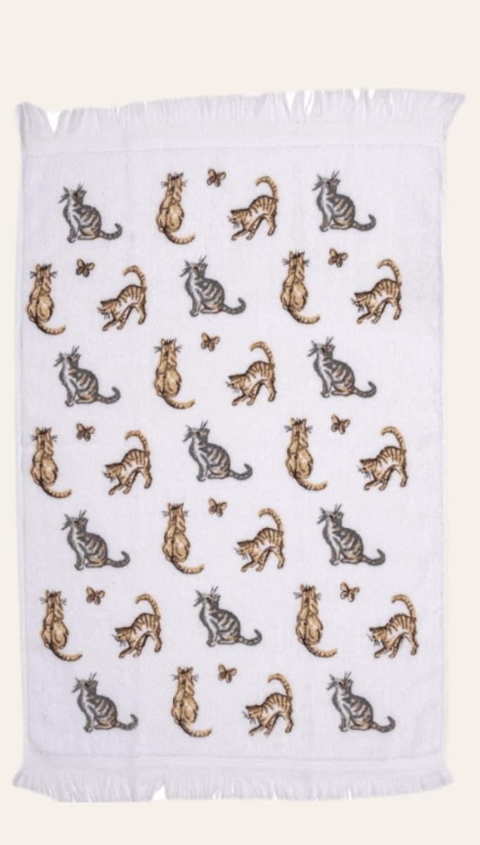 Katdootje - Gastendoekje - Katten en vlinders nr - 1