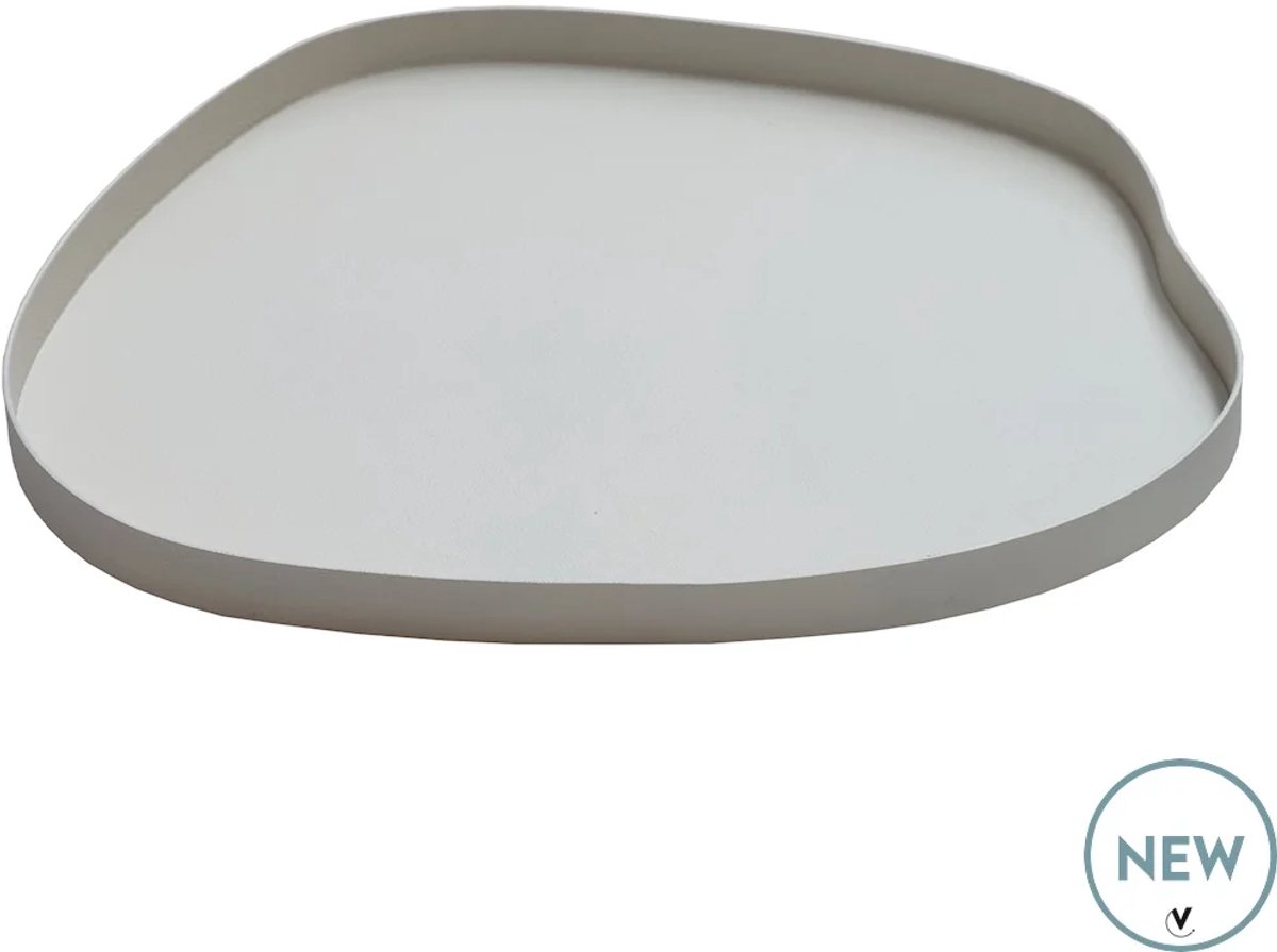 Vase The World Dienblad Bariri | Medium | Beige - Ivory | L50 x B40 x H2 cm