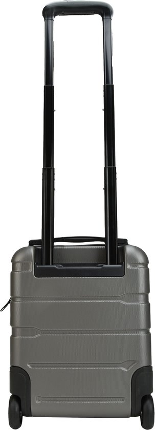 Handbagage Trolley Grijs 40 x 30 x 20cm - Kleine Reiskoffer - Easyjet & Ryanair Koffer