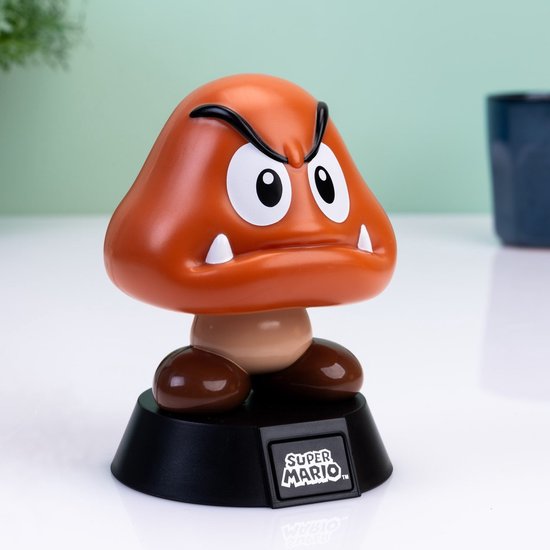Super Mario Bros. - Goomba 3D Light - Tafellamp - Nachtlamp van Paladone — afbeelding 2