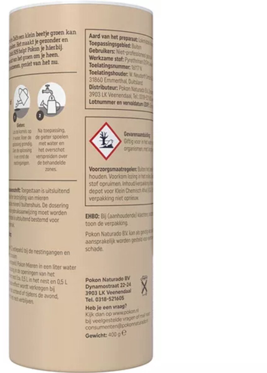 Pokon Tegen Mieren Korrels - 12 x 400 gr - Voordeelverpakking