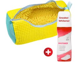 Maxenza Waszak Schoenen - Waszak Voor Schoenen - Wasnet Voor Schoenen - Waszakjes met rits - Voor 1 Paar Schoenen - inclusief Sneaker Whitener - Waszak groot - Delicaat Wasgoed - Schoenenwaszak - Met Rits En Hangende Ring - 39 x 19 cm -