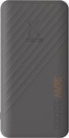 Grijze Xtorm powerbank met golvend patroon en 20W 20.000 specificaties, van bovenaf gefotografeerd.