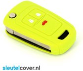 Housse de clé Opel - Vert citron / Housse de clé en silicone / Housse de protection pour clé de voiture