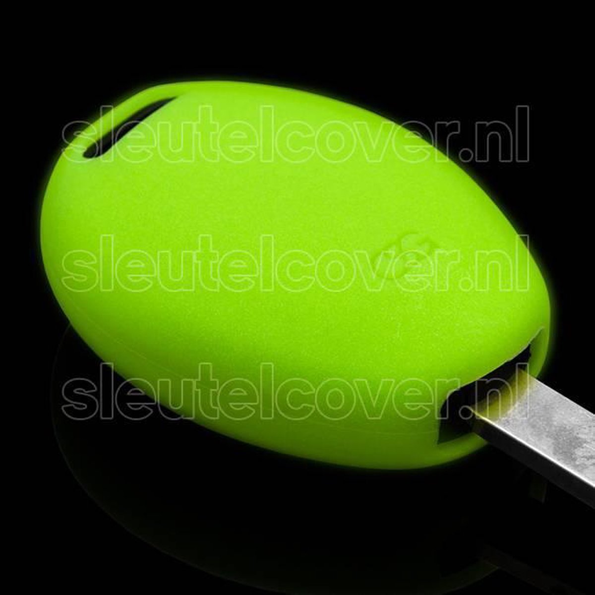 Autosleutel Hoesje geschikt voor Mini - SleutelCover - Silicone Autosleutel Cover - Sleutelhoesje Glow in the dark / Lichtgevend